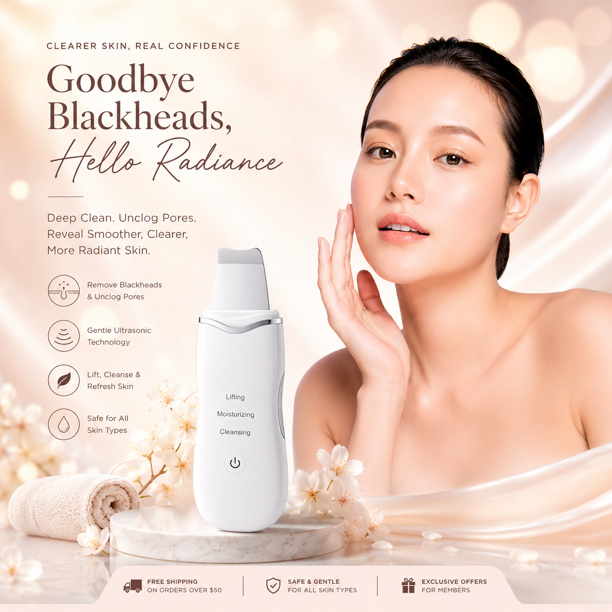 Deep Facial Cleanser & Face Scrubber